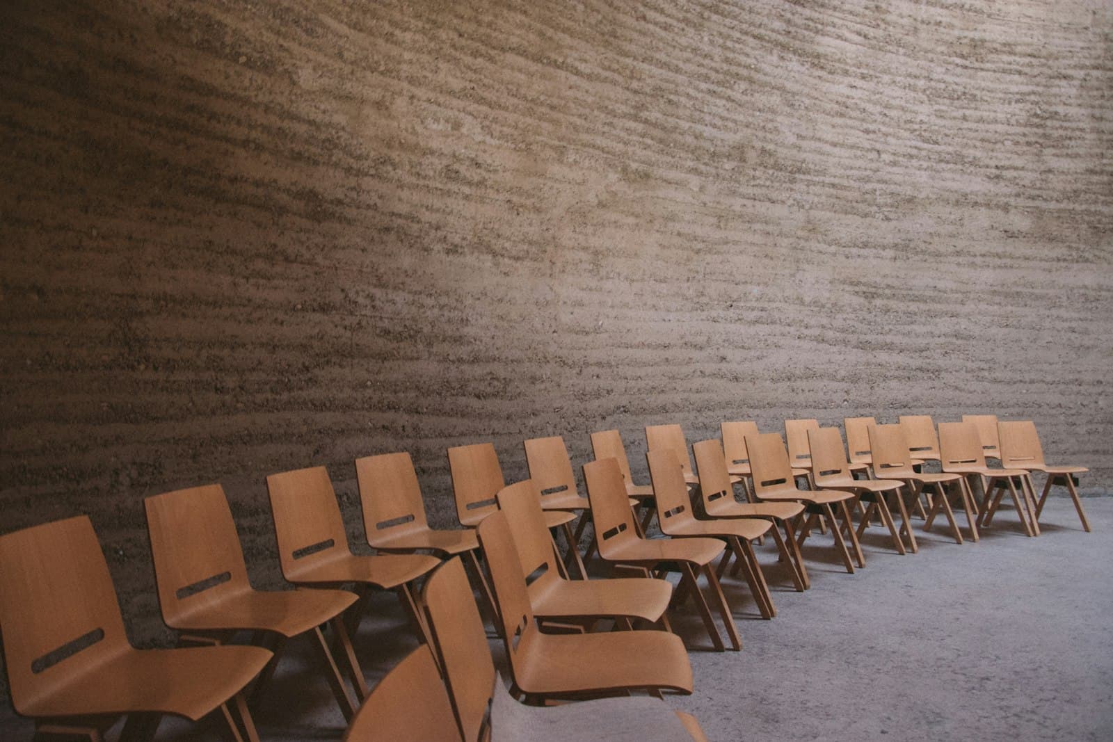 Série de chaises en hêtre
